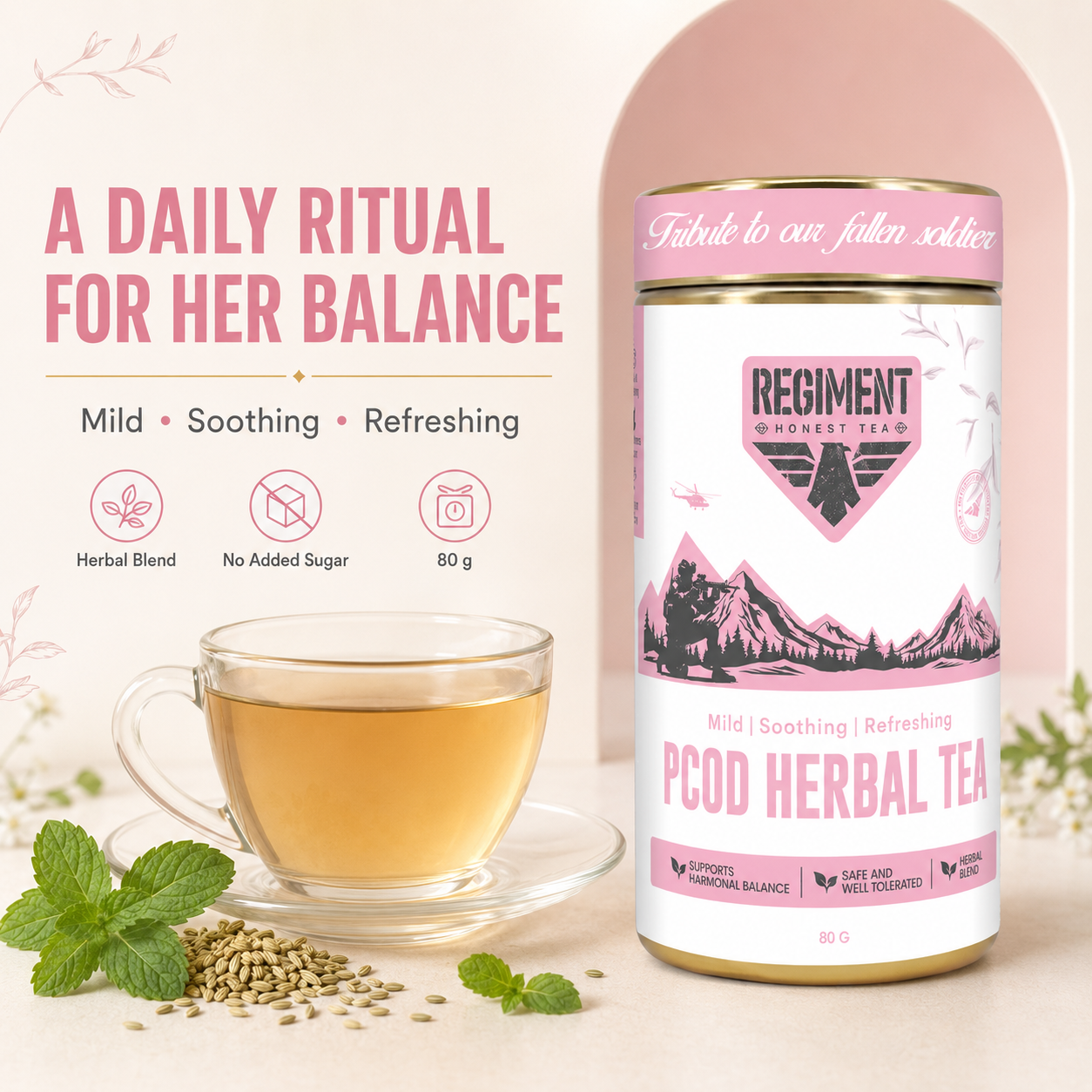 PCOD Herbal Tea - 80G