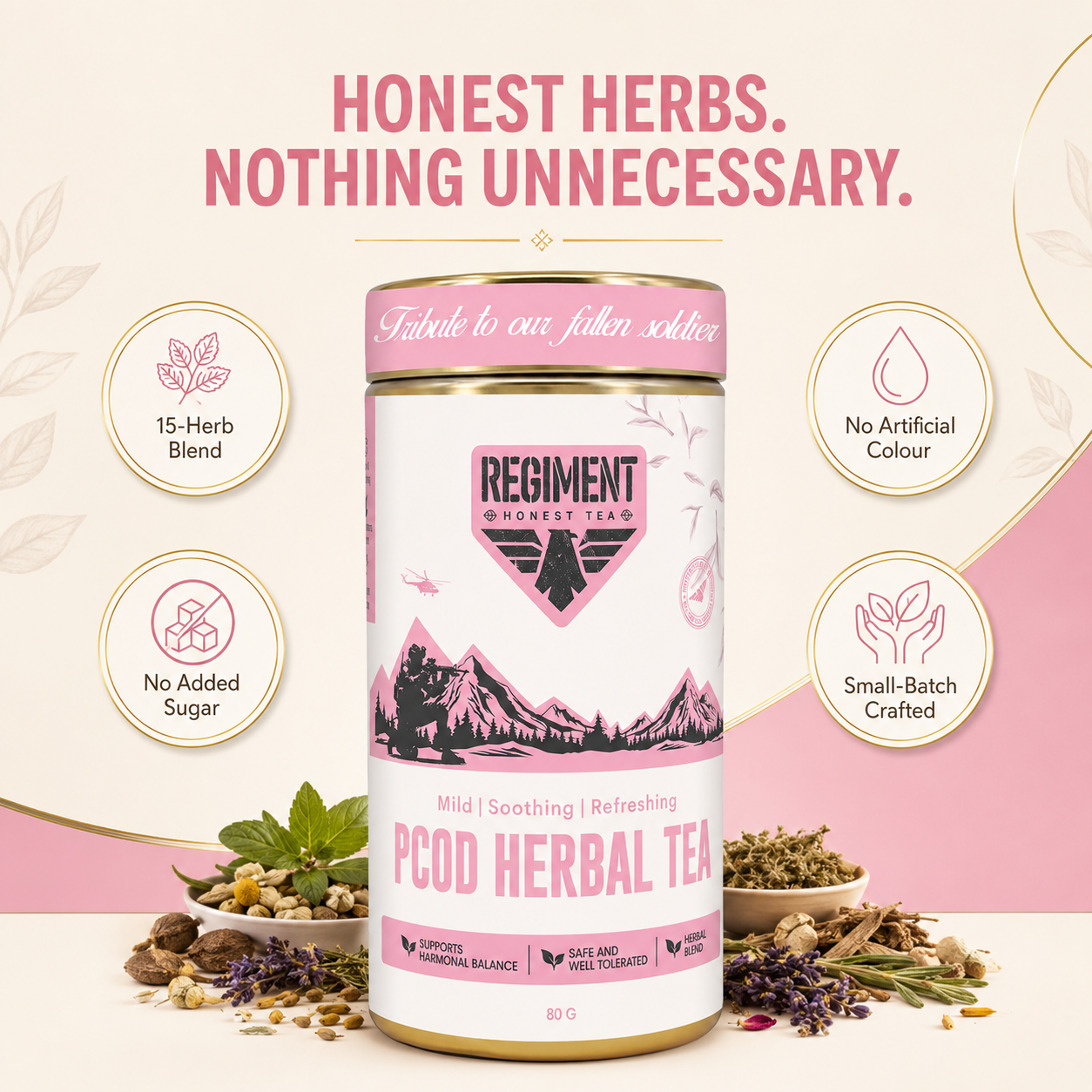 PCOD Herbal Tea - 80G
