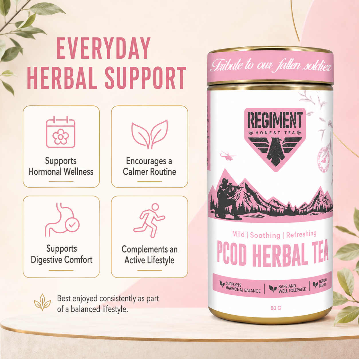 PCOD Herbal Tea - 80G