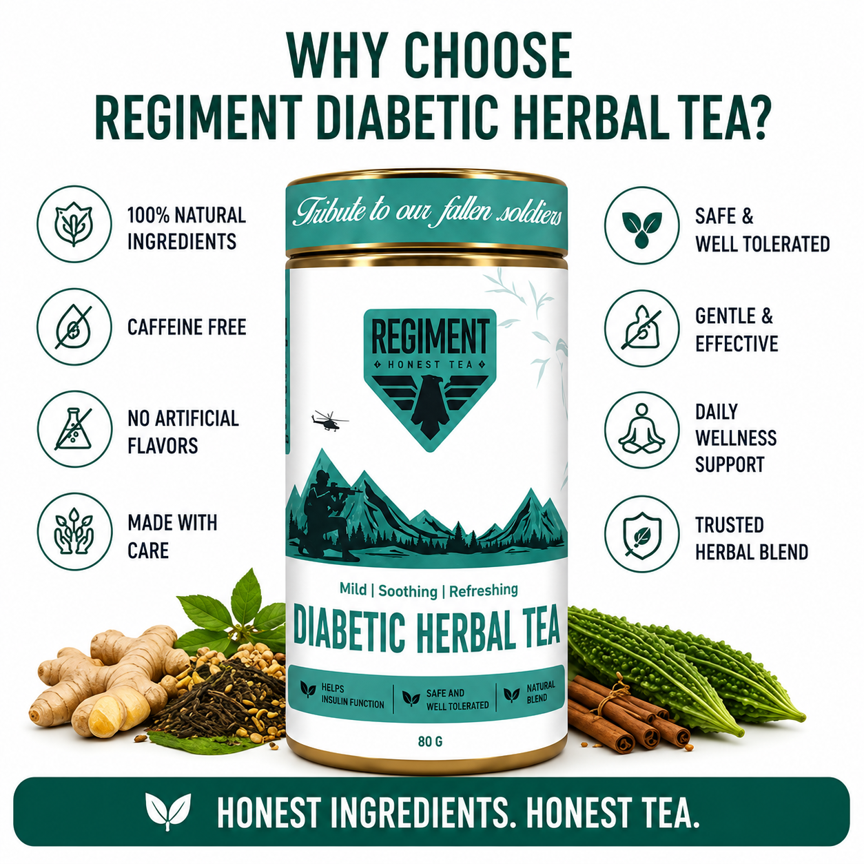 Diabetic Herbal Tea - 80G